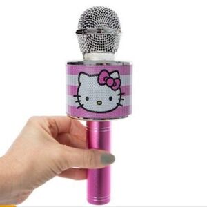 Hello Kitty Pink Karaoke Microphone & Wireless Speaker